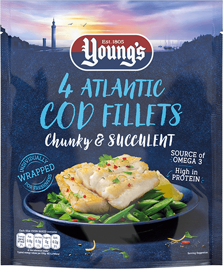 4 Atlantic Cod Fillets