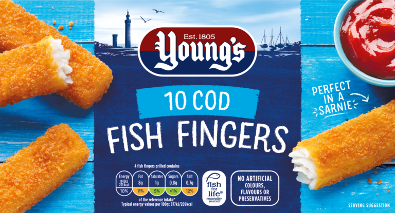 10 Omega 3 Fish Fingers • Young’s Seafood