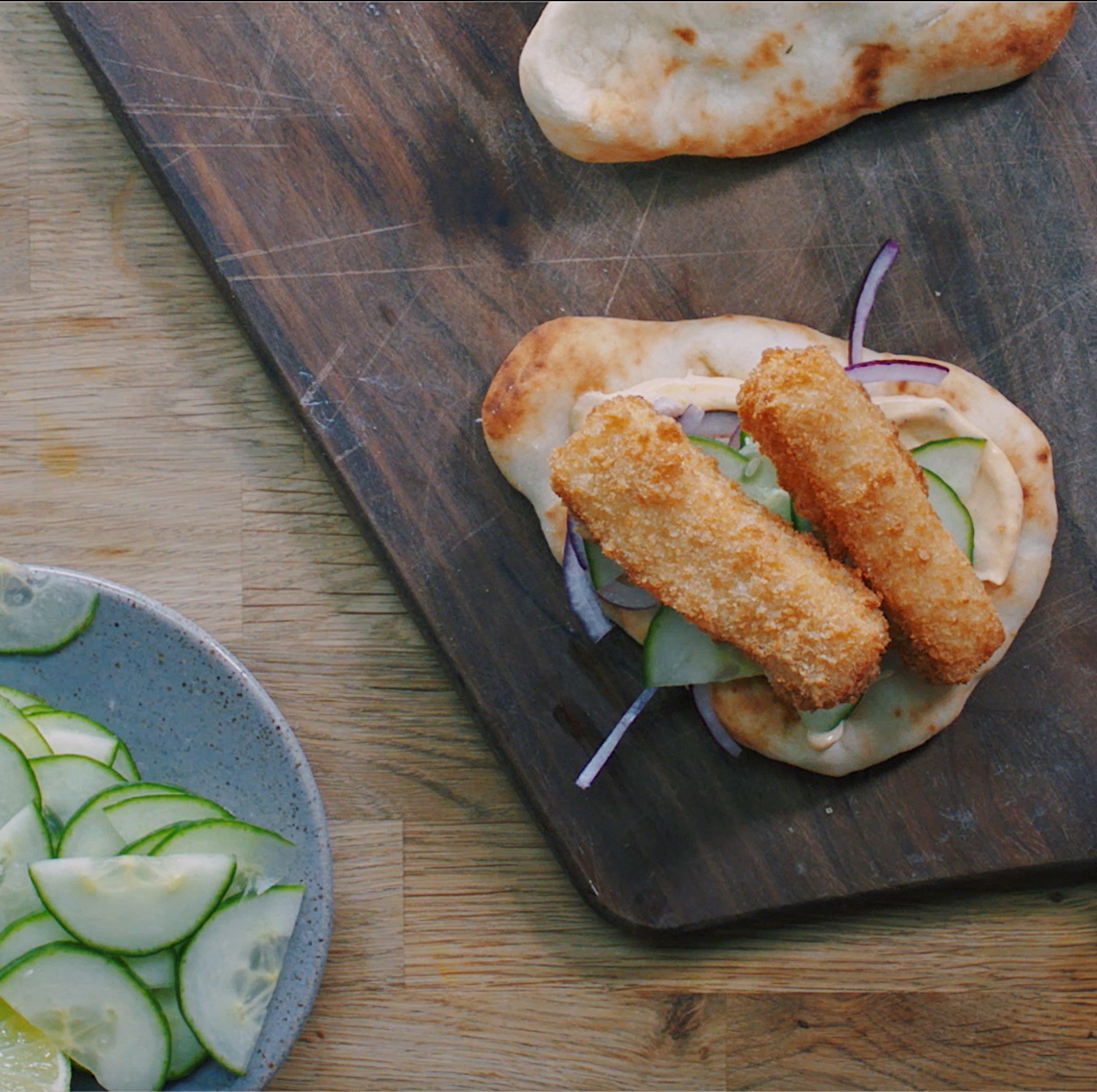 Gastro Haddock Fish Finger Naanwich Young’s Seafood